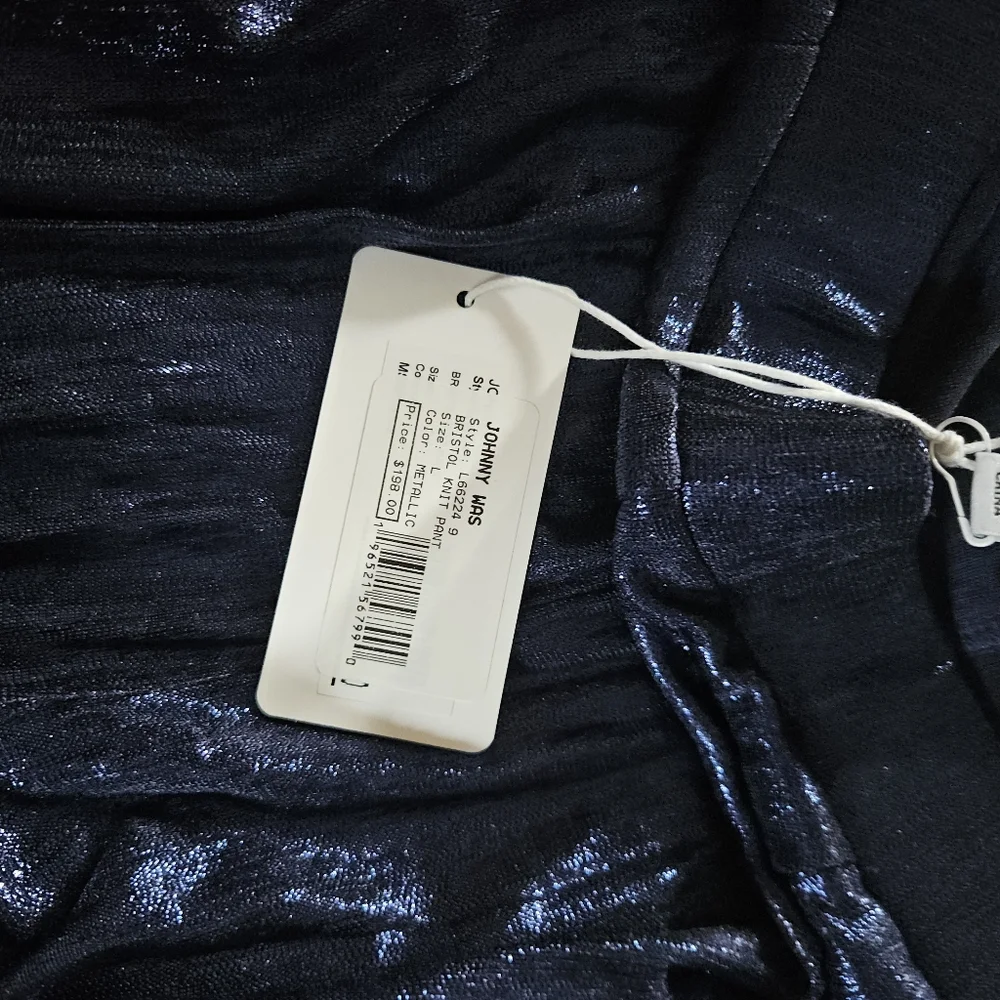 Johnny Was Bristol Knit Pants, L, NWT - Picture 5 of 6